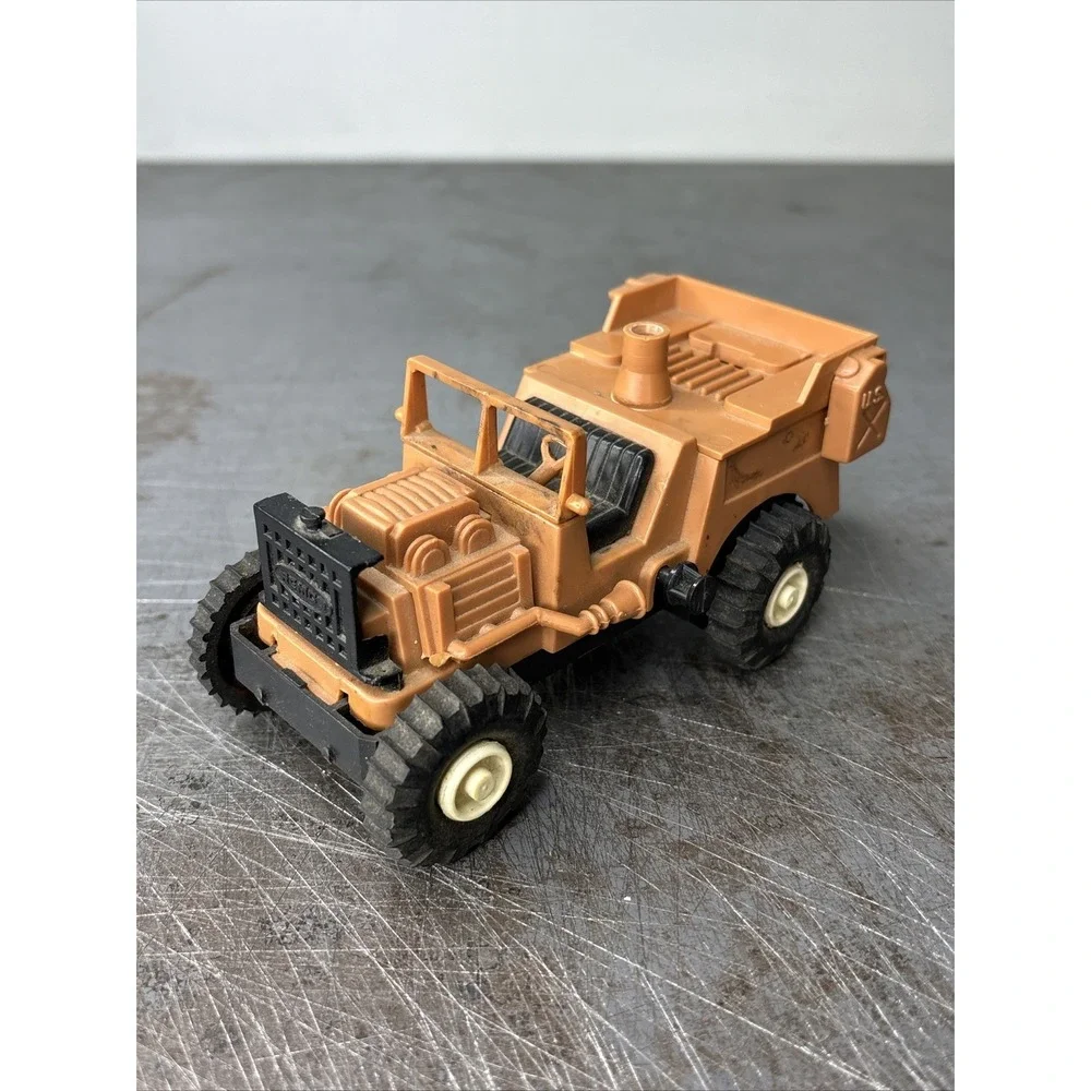 VTG Remco Mighty Mike Rat Patrol‎ Toy Jeep Motorized Untested Rare HTF